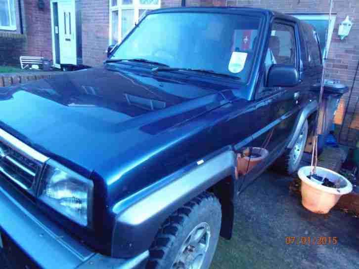 1996 DAIHATSU SPORTRAK ELX I BLUE/GREY LOW MILES CAM-BELT DONE MOT SEPT 15