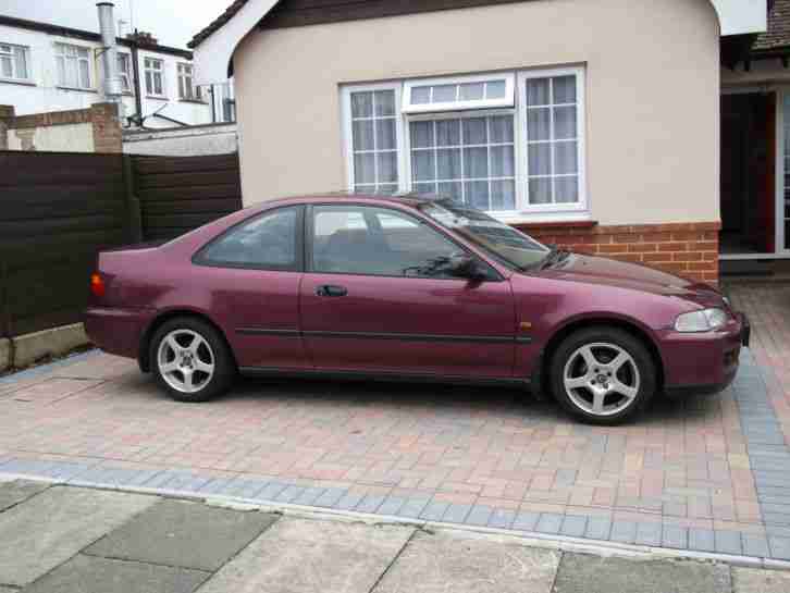 1996 HONDA CIVIC LSI AUTO RED