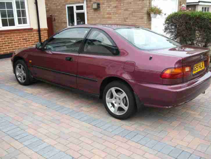 1996 HONDA CIVIC LSI AUTO RED