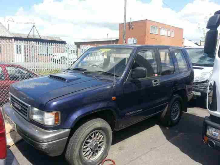 1996 ISUZU TROOPER 3.1 D DUTY BLUE P REG SWB 4X4 DRIVES MINT MOT TILL SEPTEMBER