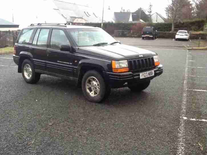 1996 GRAND CHEROKEE LTD AUTO BLACK LPG