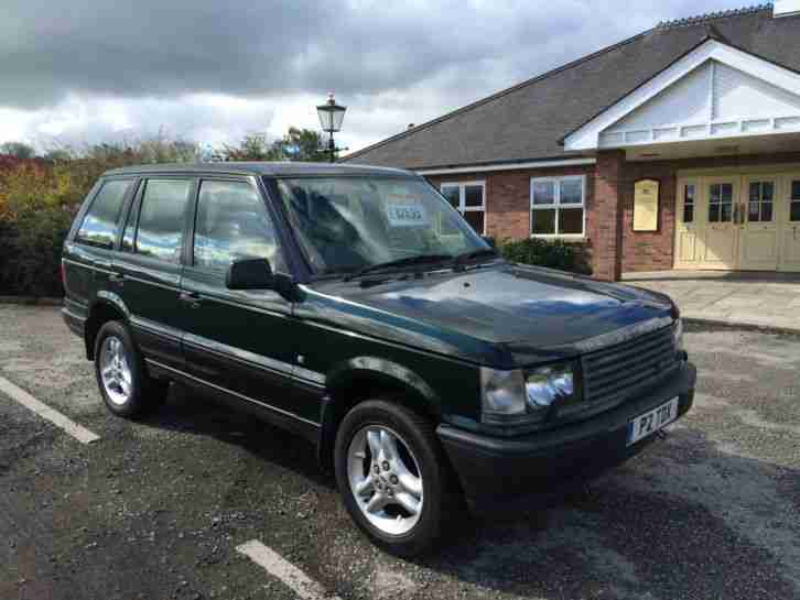 1996 LAND ROVER RANGE ROVER 2.5 DSE AUTO GREEN. PRIVATE PLATE. DIESEL AUTOMATIC.