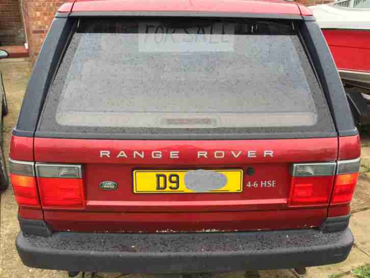 1996 LAND ROVER RANGE ROVER HSE AUTO RED (AUTOBIOGRAPHY)