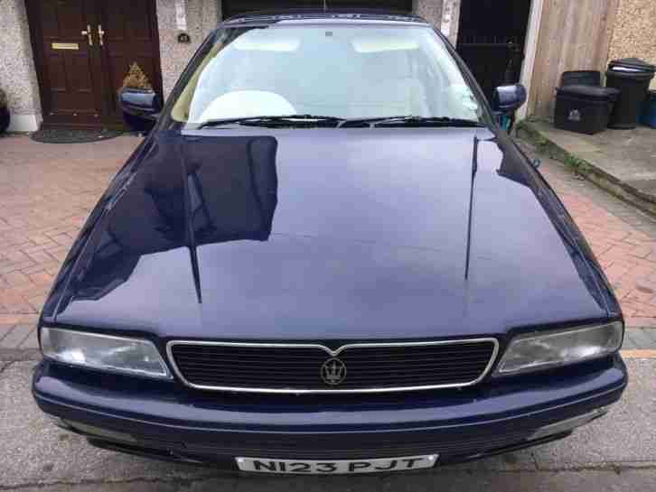 1996 MASERATI QUATTROPORTE TURBO RHD 71000 HPI CLEAR FSH GOOD CONDITION
