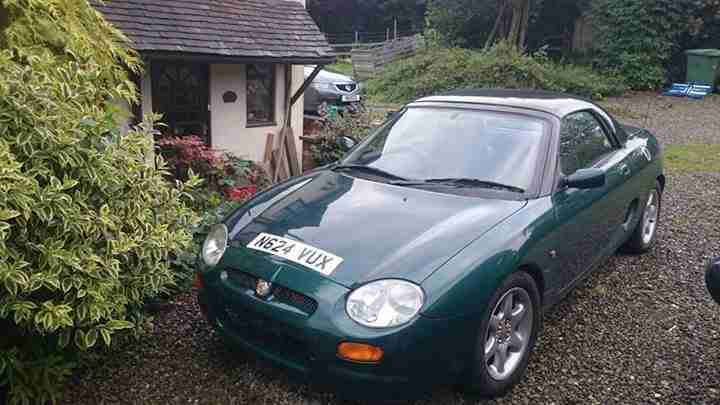 1996 MG MGF GREEN