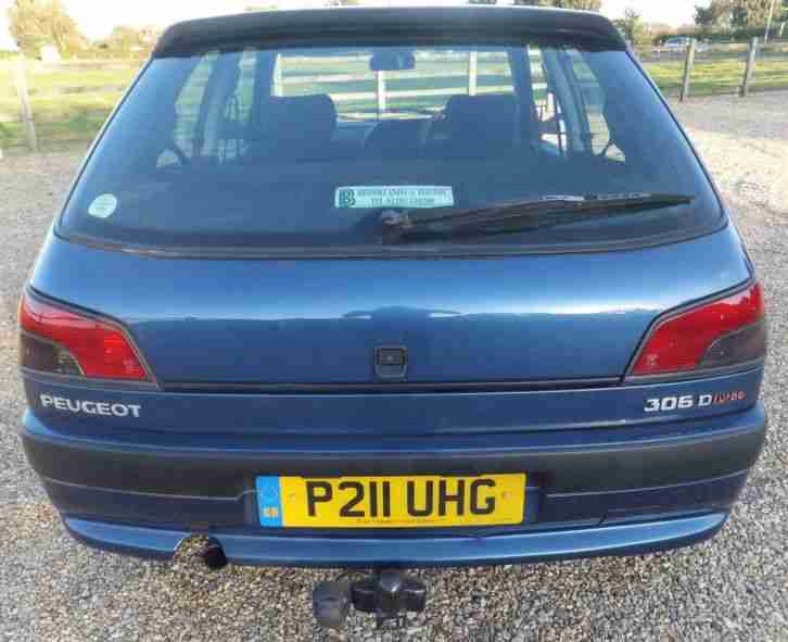 1996 PEUGEOT 306 D TURBO BLUE// 9 MONTHS MOT/ 2 MONTHS TAX