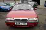 1996 ROVER 216 CABRIOLET RED