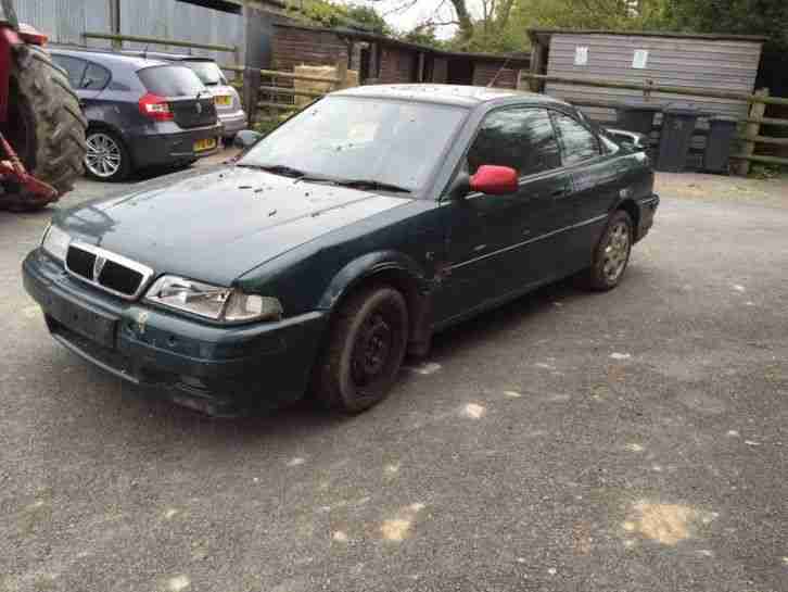 1996 ROVER 220 COUPE GREEN LEATHER TWIN GLASS ROOF