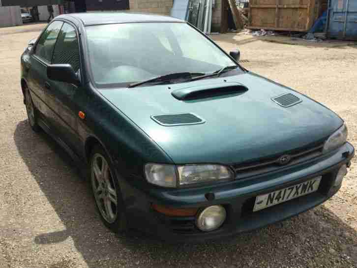 1996 SUBARU IMPREZA WRX UK TURBO 4WD GREEN SPARES OR REPAIRS