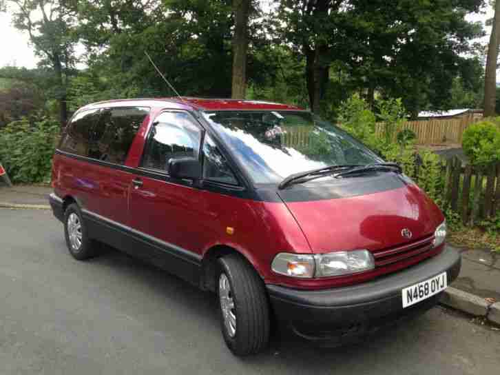 1996 TOYOTA PREVIA GS AUTO RED IDEAL EXPORT SALVAGE MOT FAILURE