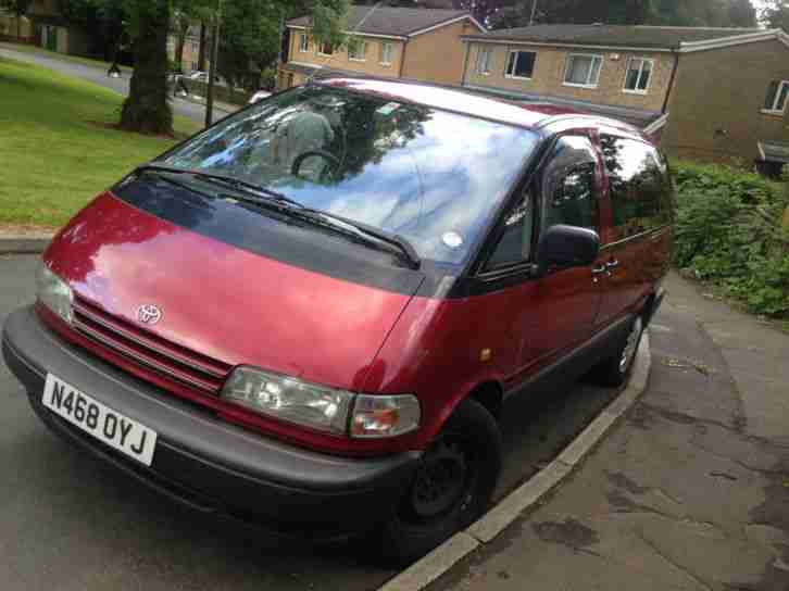1996 TOYOTA PREVIA GS AUTO RED IDEAL EXPORT SALVAGE MOT FAILURE