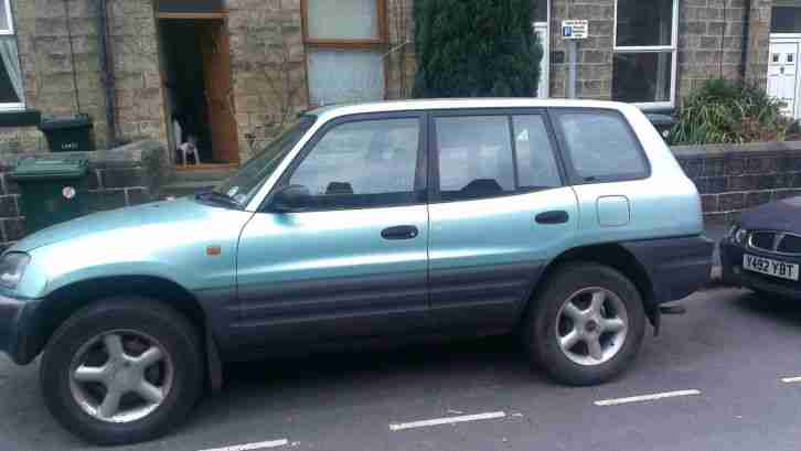 1996 TOYOTA RAV-4 GX TURQUOISE 4 wheel drive all Electric good runner