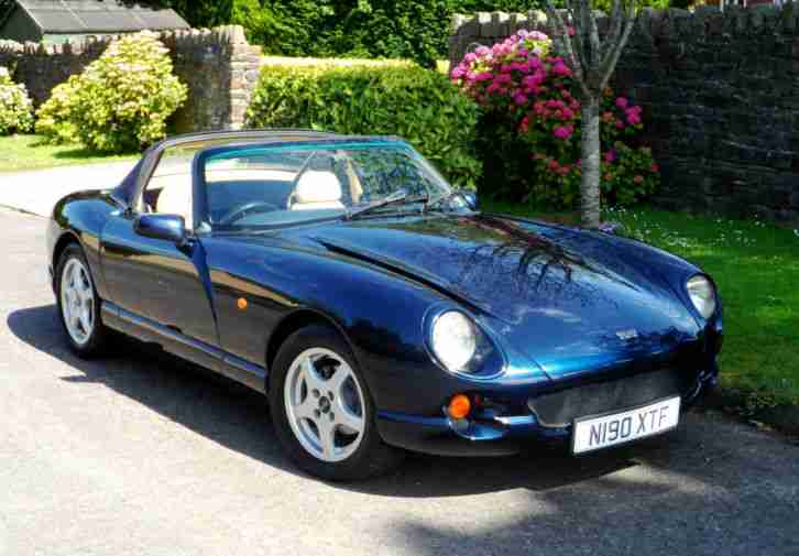 1996 TVR CHIMAERA BLUE New Leather Interior Near mint condition throughout