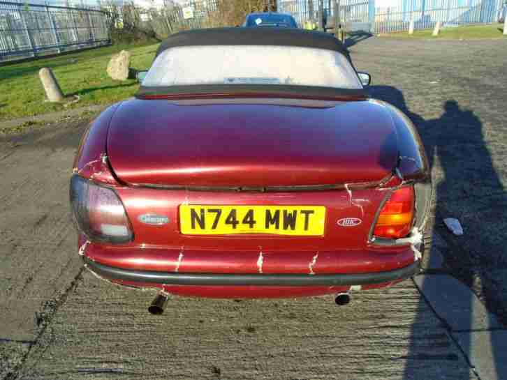1996 TVR CHIMAERA RED VERY RARE 5LTR HC V8 CAT D SALVAGE JUST NEEDS PAINT