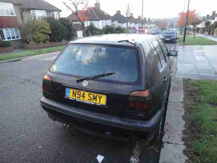 1996 VOLKSWAGEN GOLF D BLACK