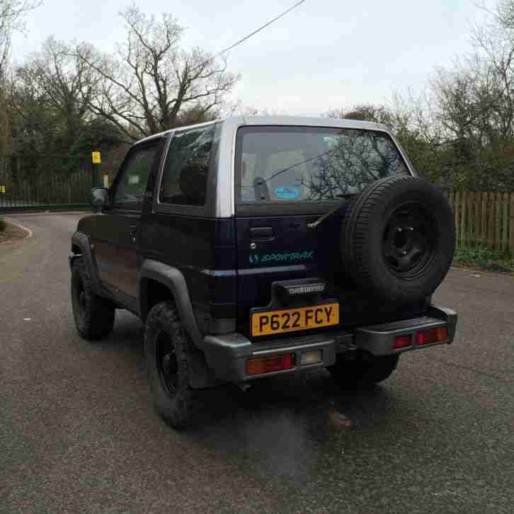 1997 DAIHATSU SPORTRAK ELX I BLUE/GREY OFF ROAD TYRES