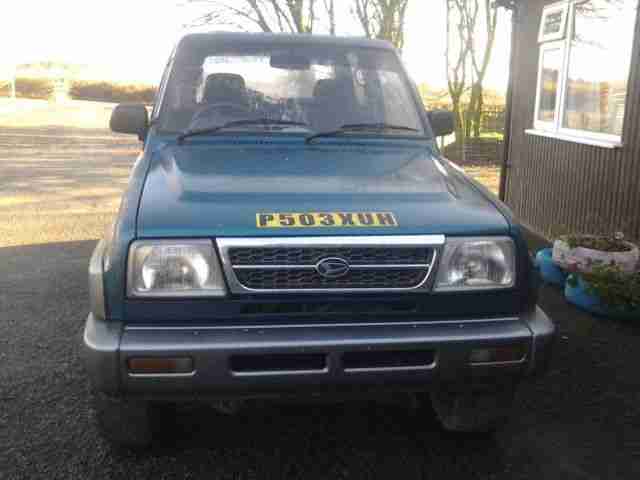 1997 DAIHATSU SPORTRAK RIVIERA BLUE 4X4. ROAD LEGAL OFF ROAD