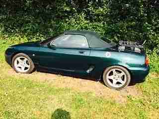 1997 Green Convertible MGF 1.8L VVC used every day 80,744 miles