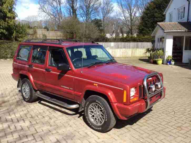1997 JEEP CHEROKEE LIMITED RED
