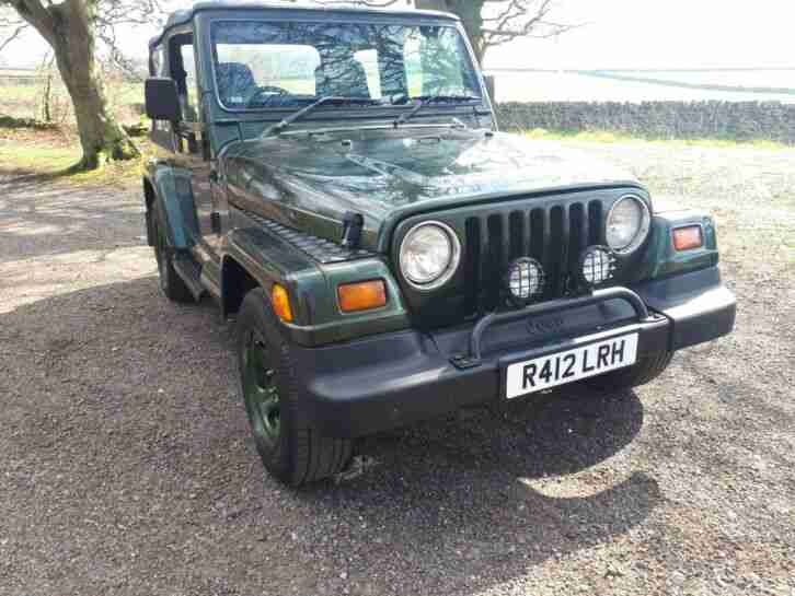 1997 Jeep Wrangler 4.0 TJ Sahara Soft Top Green 4WD Manual Full MOT VGC