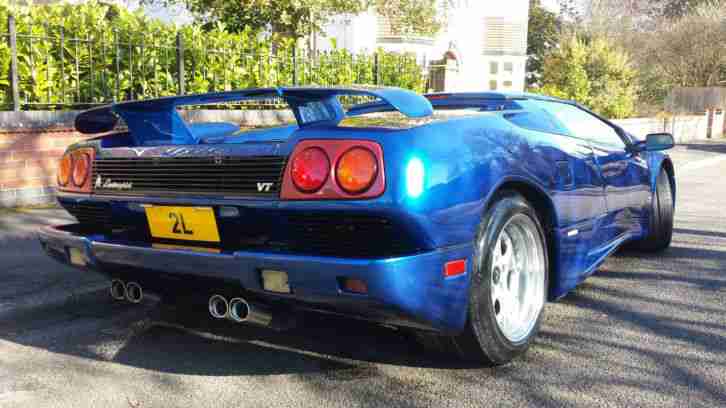 1997 LAMBORGHINI DIABLO 5.7 VT ROADSTER BLUE LHD CONVERTIBLE