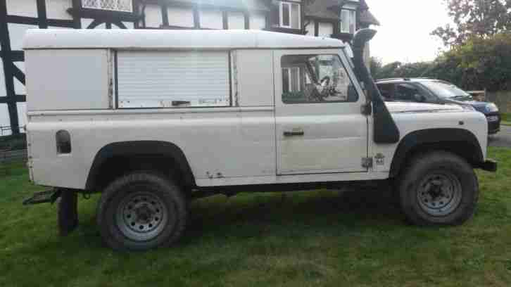 1997 LAND ROVER DEFENDER 110 300TDi HARD TOP - White - Ex Western Power