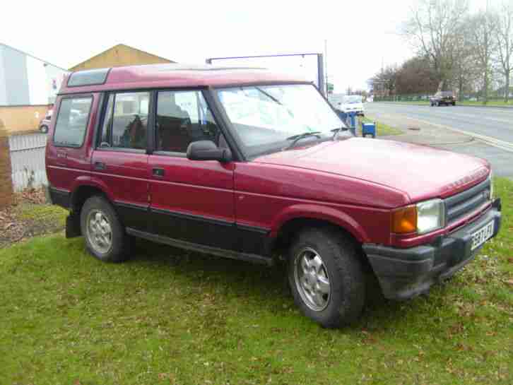 1997 LAND ROVER DISCOVERY TDI RED