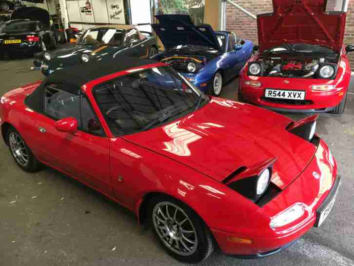 1997 MAZDA MX5 MK1 150 BHP SUPERCHARGED JACKSON RACING ONLY 39K MILES MAZDA MX 5