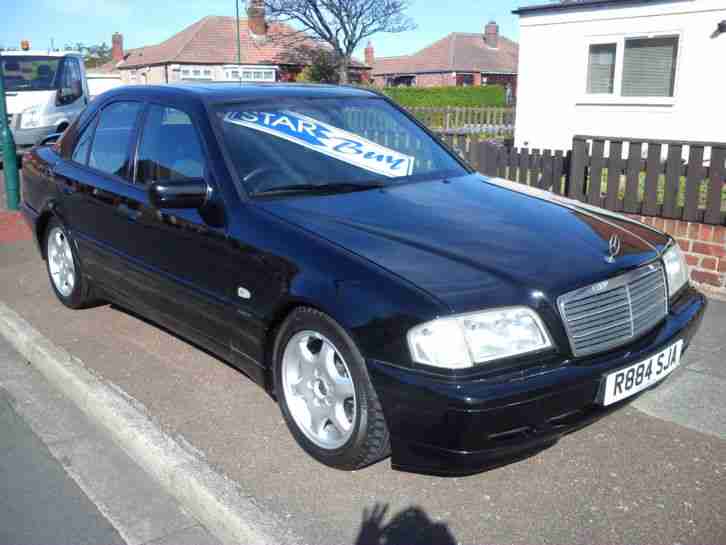 1997 MERCEDES C180 SPORT AUTO BLACK