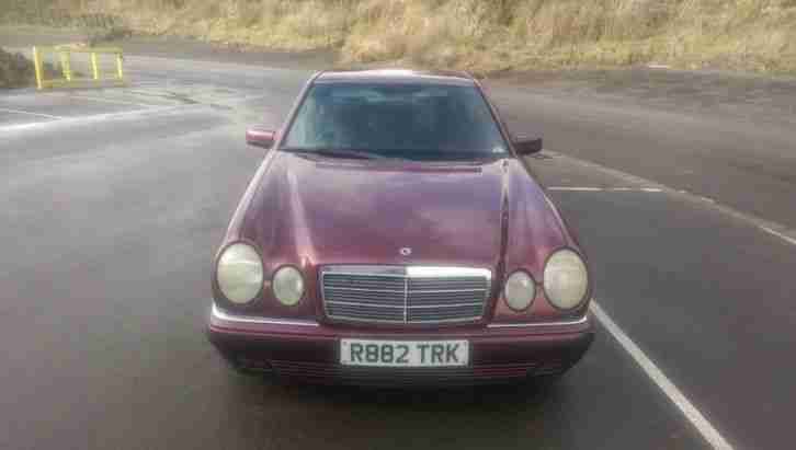 1997 MERCEDES E230 ELEGANCE A RED