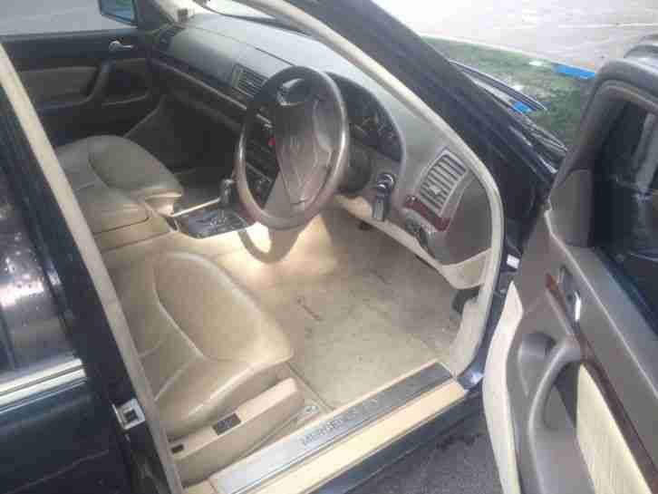 1997 MERCEDES S280 AUTO BLACK