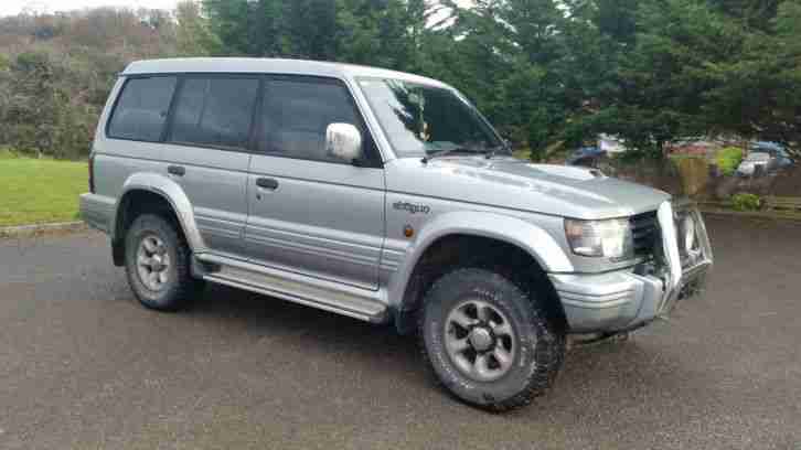 1997 MITSUBISHI SHOGUN, Silver, T+T, VGC, EXTRAS, 7 SEATS, DIESEL, 4X4,OFF ROAD
