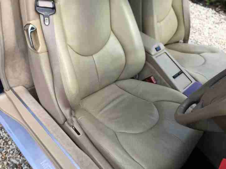 1997 Mercedes 280SL (R129) 1 owner Full dealer service history Azzurite blue