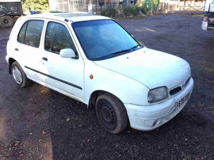 1997 Nissan Micra White 5 Door 5dr Starts and Drives Export Welcome