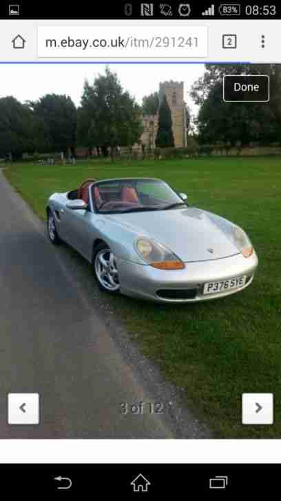 1997 PORSCHE BOXSTER SILVER
