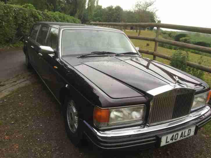 1997 ROLLS ROYCE SILVER SPUR STRETCH LIMOUSINE FUNERAL PROM WEDDING CAR 6 DOORS