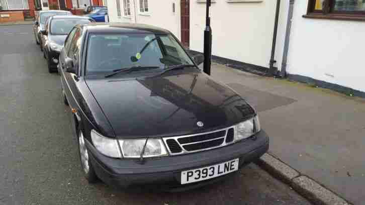1997 SAAB 900 BLACK WITH MOT DRIVES WITH EASE A RUNNER,CAR IS IN DARTFORD KENT