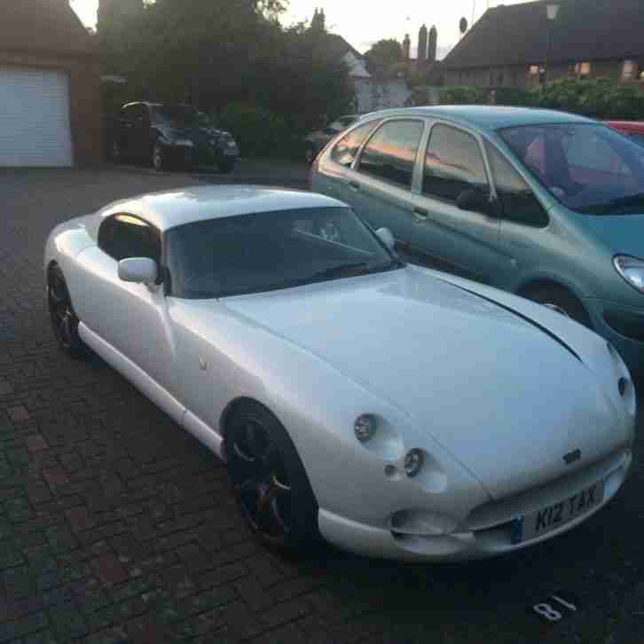 1997 TVR CERBERA PEARL WHITE, grab yourself a great car at a low price