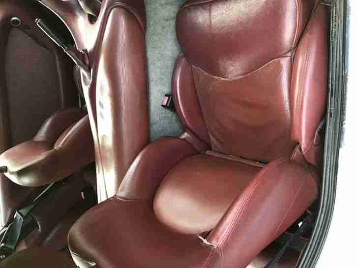 1997 TVR CERBERA SILVER 4.2 V8 AJP SILVER, BURGANDY LEATHER.