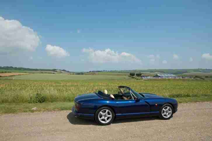 1997 TVR CHIMAERA 400 MK2 IRIS BLUE GREAT SPEC & NEW CAM & OUTRIGGERS