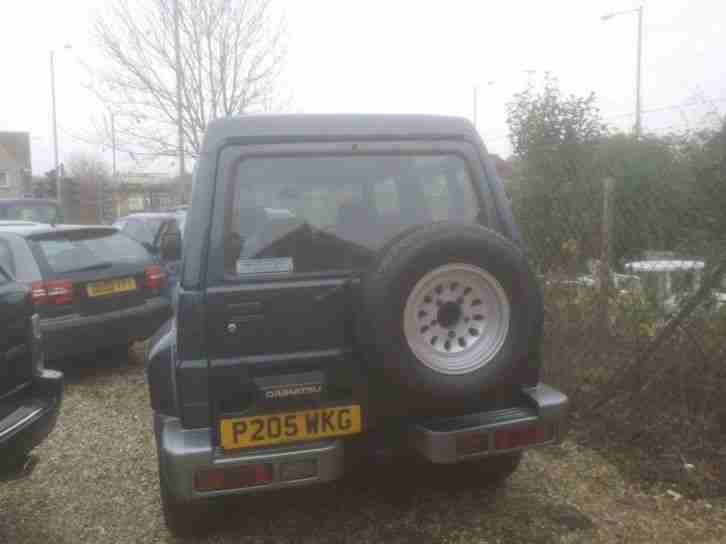 1997 p Daihatsu Fourtrak 2.8TD Independent TDX 7 seater estate 4x4. Best by far
