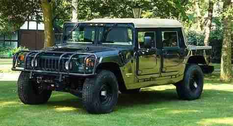 1998.5 HUMMER H1 6.5 TURBO DIESEL HUMVEE CONVERTIBLE 29000 ORIGINAL MLS