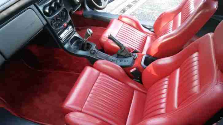 1998 ALFA ROMEO GTV T SPARK Lusso 16V BLACK 2 Owners Red Leather