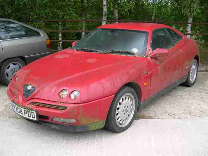 1998 ALFA ROMEO GTV TWIN SPARK 16v RED WITH BLACK LEATHER BREAKING FOR SPARES