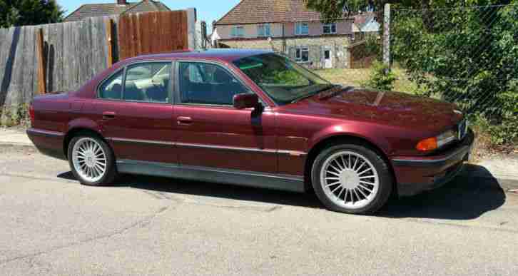 1998 728I AUTO RED SUPERB E38 7 SERIES
