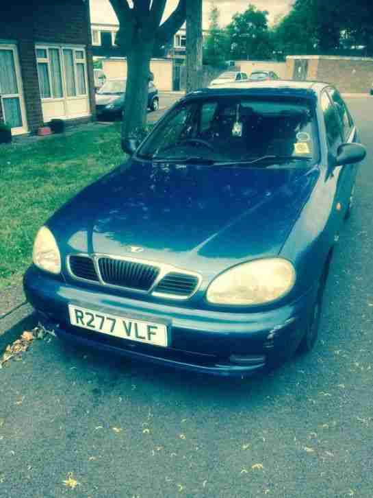 1998 DAEWOO LANOS SX AUTO BLUE 1.6 MOT LOW MILEAGE