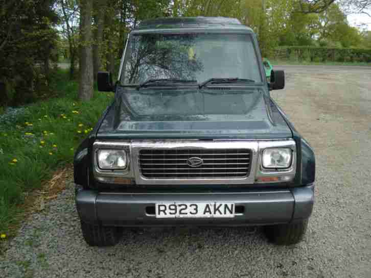 1998 DAIHATSU FOURTRAK 2.8TDX SE DIESEL MANUAL GREEN