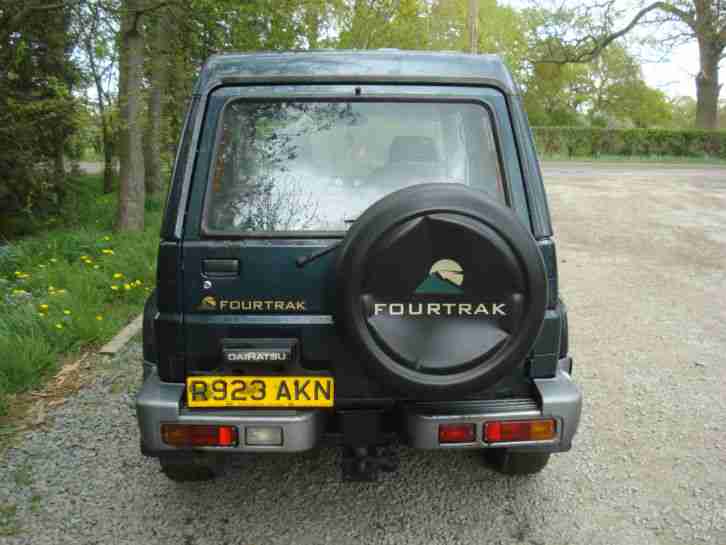 1998 DAIHATSU FOURTRAK 2.8TDX SE DIESEL MANUAL GREEN