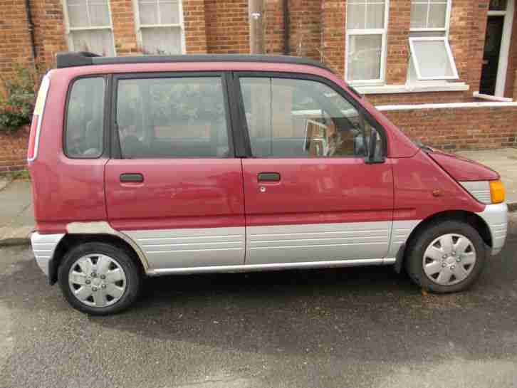 1998 DAIHATSU MOVE PLUS RED SILVER MOT APRIL'17.CPU REV PROBLEM.Spares Repair.