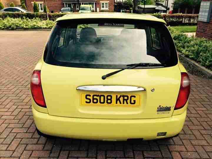 1998 DAIHATSU SIRION + 1.0 12v. Full MOT. ONLY 41600 Miles YELLOW